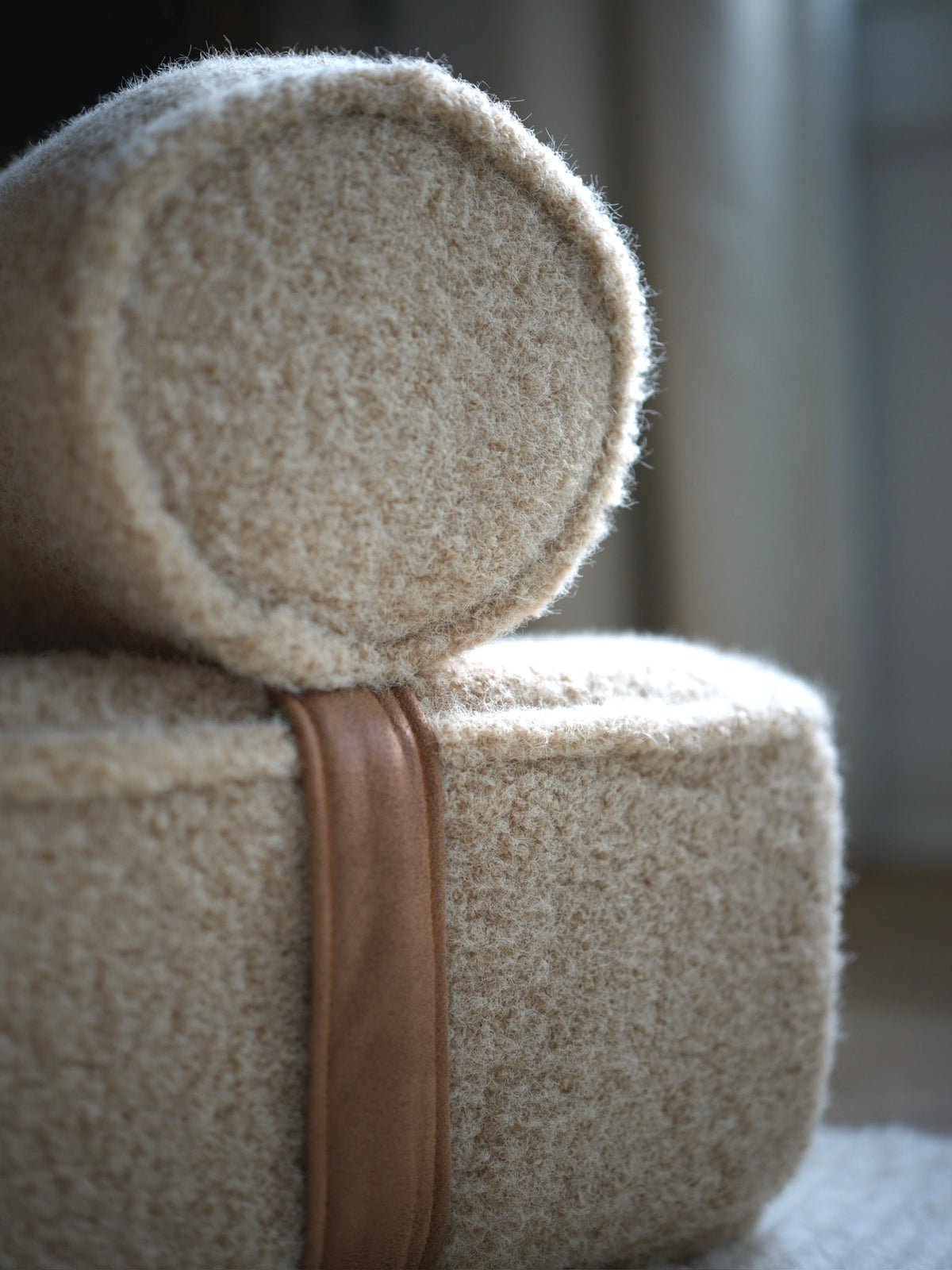 The Modern Day Bed — Boucle Lounge Dog Bed | High-Density Foam, Waterproof Lined, Washable