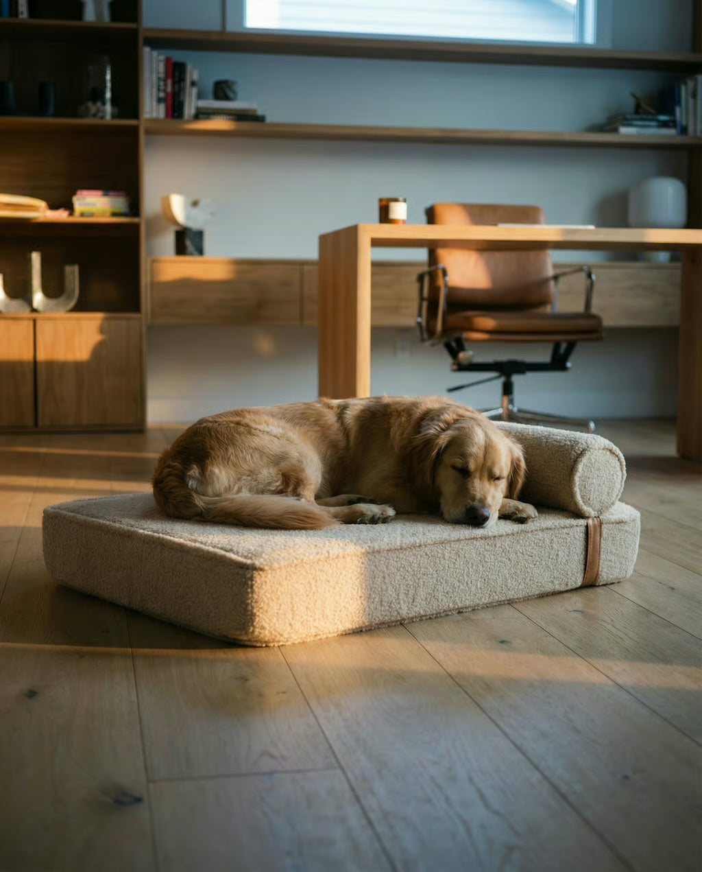 The Modern Day Bed — Boucle Lounge Dog Bed | High-Density Foam, Waterproof Lined, Washable